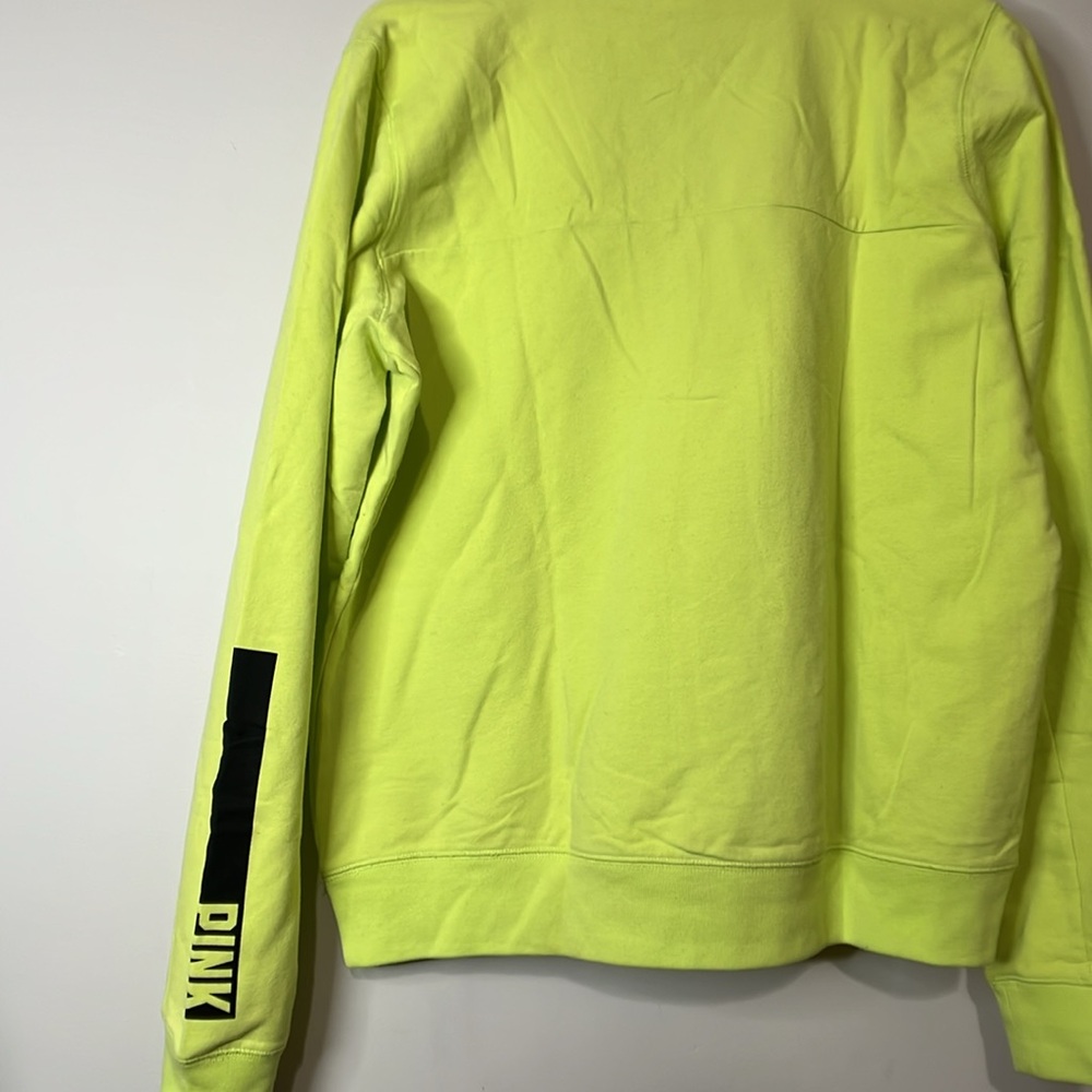PINK Victoria’s Secret 1/4 Zip Hoodie Size L - Picture 9 of 11